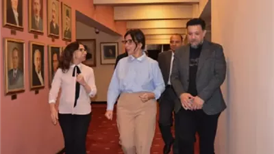 وزيرة الثقافة تتابع خطط تطوير دار الأوبرا المصرية