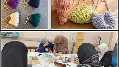 في آياد يحبها الله ورش المصغرات الاحترافية تبدأ بالكروشيه