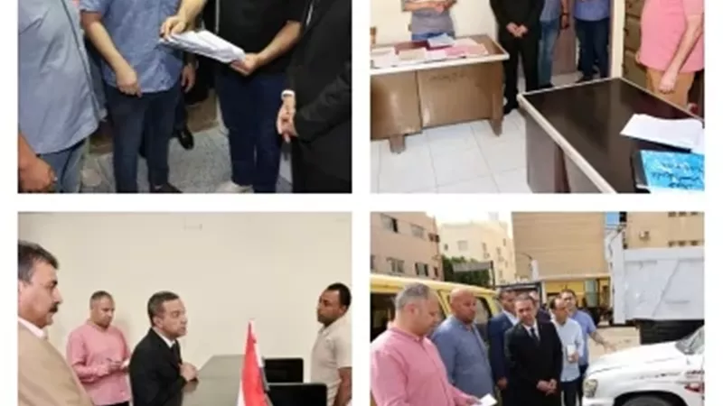 جولة محافظ المنوفية