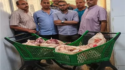 ضبط 2553 كيلو لحوم ودواجن غير صالحة و60 لتر زيت فاسد بأسيوط