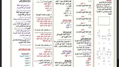 مراجعة مهمة في العلوم لطلاب الشهادة الإعدادية