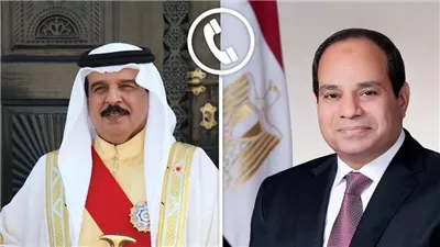الرئيس السيسي يتلقى اتصالا هاتفيا من ملك البحرين للتهنئة بعيد الأضحى المبارك