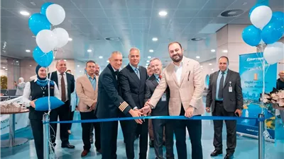 الطيار أحمد عادل : الخط الجديد يعزز توسع الشركة فى شبكة خطوطها الجوية