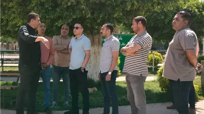 نائب محافظ المنيا يتفقد كورنيش النيل للتأكد من الحالة العامة