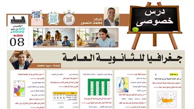 51 سؤالا وإجابتها في الجغرافيا للثانوية العامة