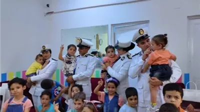 وزارة الداخلية تشارك الاطفال الأيتام فرحة عيد الاضحى .. فيديو