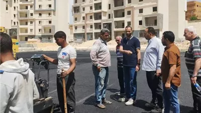 تعرف على أحدث مشروعات الطرق والتطوير فى مدينة 15 مايو.. بالصور