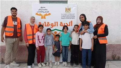 مكافحة الإدمان ينفذ أنشطة داخل مراكز الشباب ببئر العبد والعريش