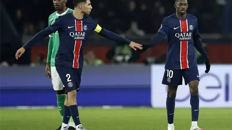 ديمبيلي و حكيمي