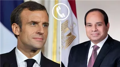الرئيس السيسي وماكرون يتناولان سبل تعزيز العلاقات الثنائية بين مصر وفرنسا