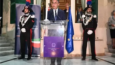 وزير التموين يشارك في احتفال سفارة إيطاليا بالقاهرة بالعيد الوطني
