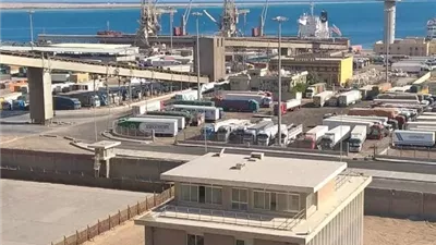 تداول 12 ألف طن و672 شاحنة بضائع عامة ومتنوعة بموانئ البحر الأحمر