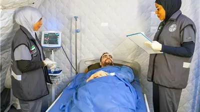 نجاح جراحة نوعية لمريض من غزة بالمستشفى الإماراتي العائم بالعريش