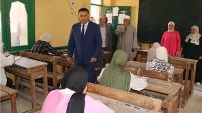 محافظ القليوبية يتابع امتحانات الإعدادية والثانوية الأزهرية والدبلومات