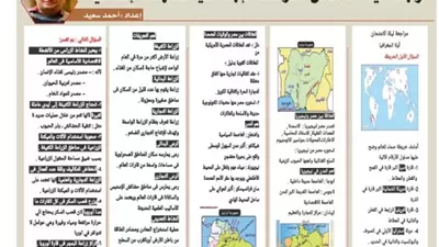 مراجعة ليلة الامتحان في الجغرافيا للشهادة الإعدادية 2026