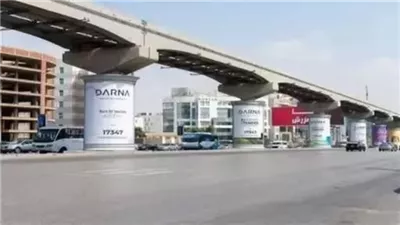 تحويلات مرورية بمحور عبد الحميد بدوي بسبب هبوط أرضي