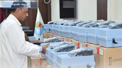 35 جهاز قياس عكارة حديث بمحطات مياه محافظات القناة