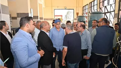 هاني سويلم يتفقد حالة الري والمحطات بمحافظة السويس