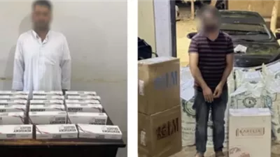 قبل طرحها بالسوق السوداء.. ضبط 12 ألف عبوة سجائر في مطروح والجيزة