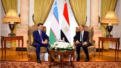 وزير الخارجية يعقد جلسة مباحثات موسعة مع وزير خارجية أوزبكستان