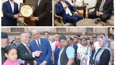 تكريم د. إبراهيم صابر لفوز 
