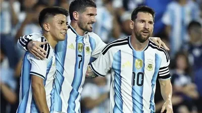 ميسي يتقدم للأرجنتين بالهدف الاول في شباك الجزائر