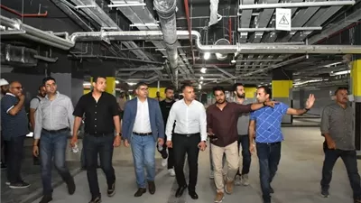 رئيس جهاز العلمين الجديدة يتفقد منظومة الحريق بأبراج LD07