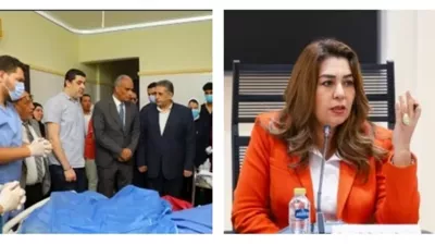 منال عوض تتابع حالة رئيسة قرية كفر الشيخ وتوجه بتطبيق القانون