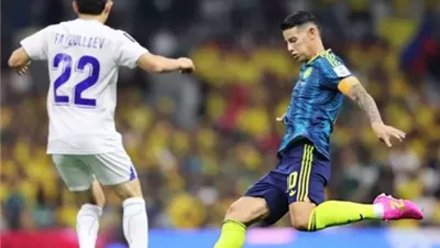 85 دقيقة مرت ومازال منتخب كولومبيا يتقدم علي اوزباكستان 1/2