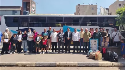 وكيل رياضة القليوبية يودع البعثة المشاركة في ملتقى مراكز شباب مصر