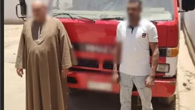 ضبط قائد سيارةفنطاس تخلص من المخلفات في ترعة بجوار منزل مواطن