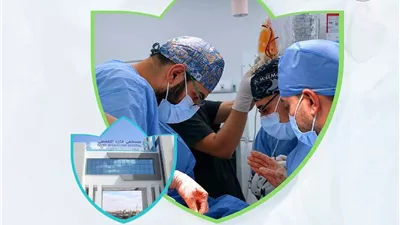 نجاح استئصال ورم ساركوما وزنه 5 كجم من بطن مريضة في الإسماعيلية