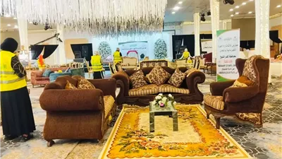 إقامة معرض لتوزيع الأثاث المنزلى بالمجان على أهالينا بكفرالشيخ