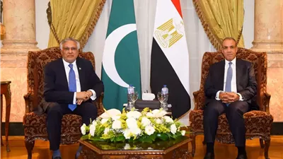 وزير الخارجية يستقبل نائب رئيس الوزراء ووزير خارجية باكستان
