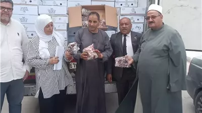 ٢ طن لحوم أضاحى من أوقاف السويس للأسر الأولى بالرعاية