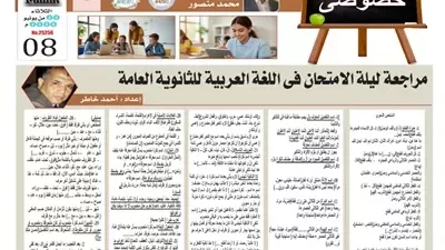 مراجعة نهائية هامة في اللغة العربية لطلاب الثانوية العامة2026