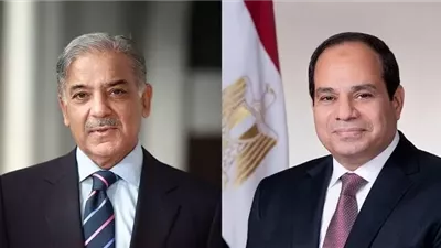 رئيس وزراء باكستان يشكر السيسي لدعمه جهود خفض التصعيد بالمنطقة