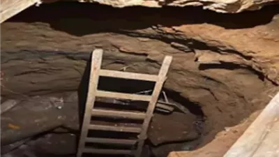 مصرع 5 أثر انهيار حفرة تنقيب عن الآثار بجبل القوصية في أسيوط