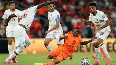 رجل مباراة المغرب وهولندا في كأس العالم