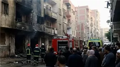 الفحص الأولي وأقوال شهود العيان فى حريق منشأة ناصر