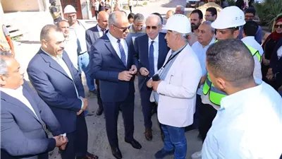 محافظ كفرالشيخ يتفقد أعمال تنفيذ مشروع الغازالطبيعي بمدينة الرياض