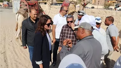 الجيزة تتابع منظومة ركوب الخيل والجمال بالمنطقة الأثرية للأهرامات