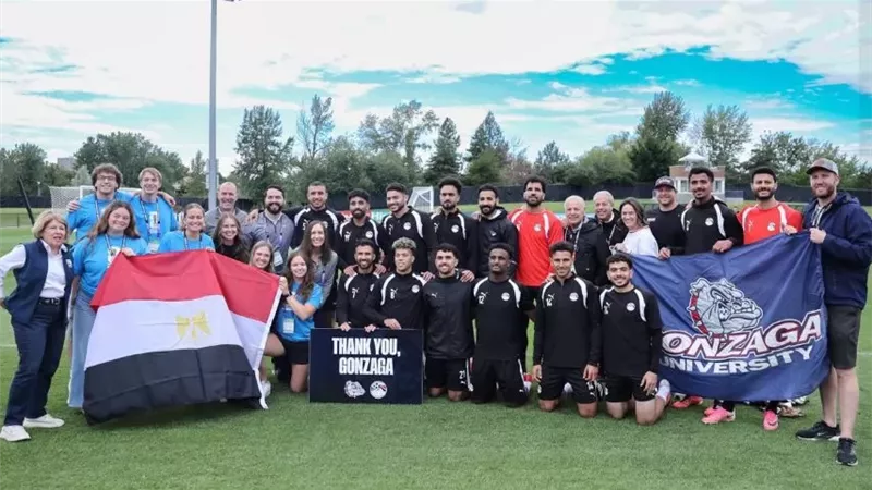 منتخب مصر وصور جماعية