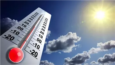بيان بدرجات الحرارة والظواهر الجوية المتوقعة غدا