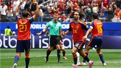 بيدرو بورو يعزز تقدم إسبانيا بالثانى فى شباك النمسا
