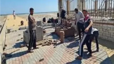 إنشاء مشايات جديدة بمصيف بلطيم لخدمة المصطافين