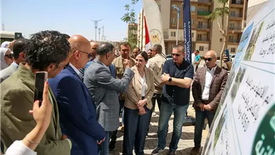 وزيرة الإسكان تتفقد مشروع سكن العاملين المنتقلين إلى العاصمة الجديدة
