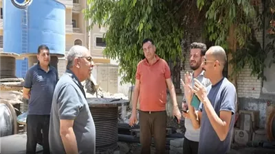 رئيس مياه المنيا يتابع معدلات تنفيذ محطات جنوب ملوي والأشمونين