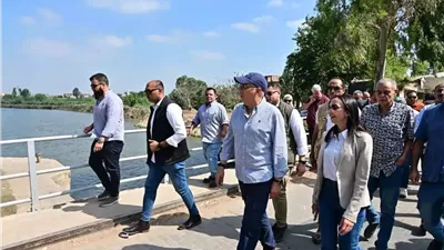 وزير الري يتفقد المنظومة المائية بالبحيرة