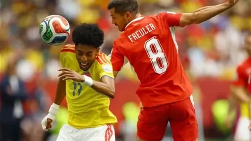 منتخب كولومبيا ضد